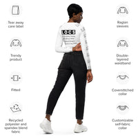 Black Women with Locs are Fine - long-sleeve crop top