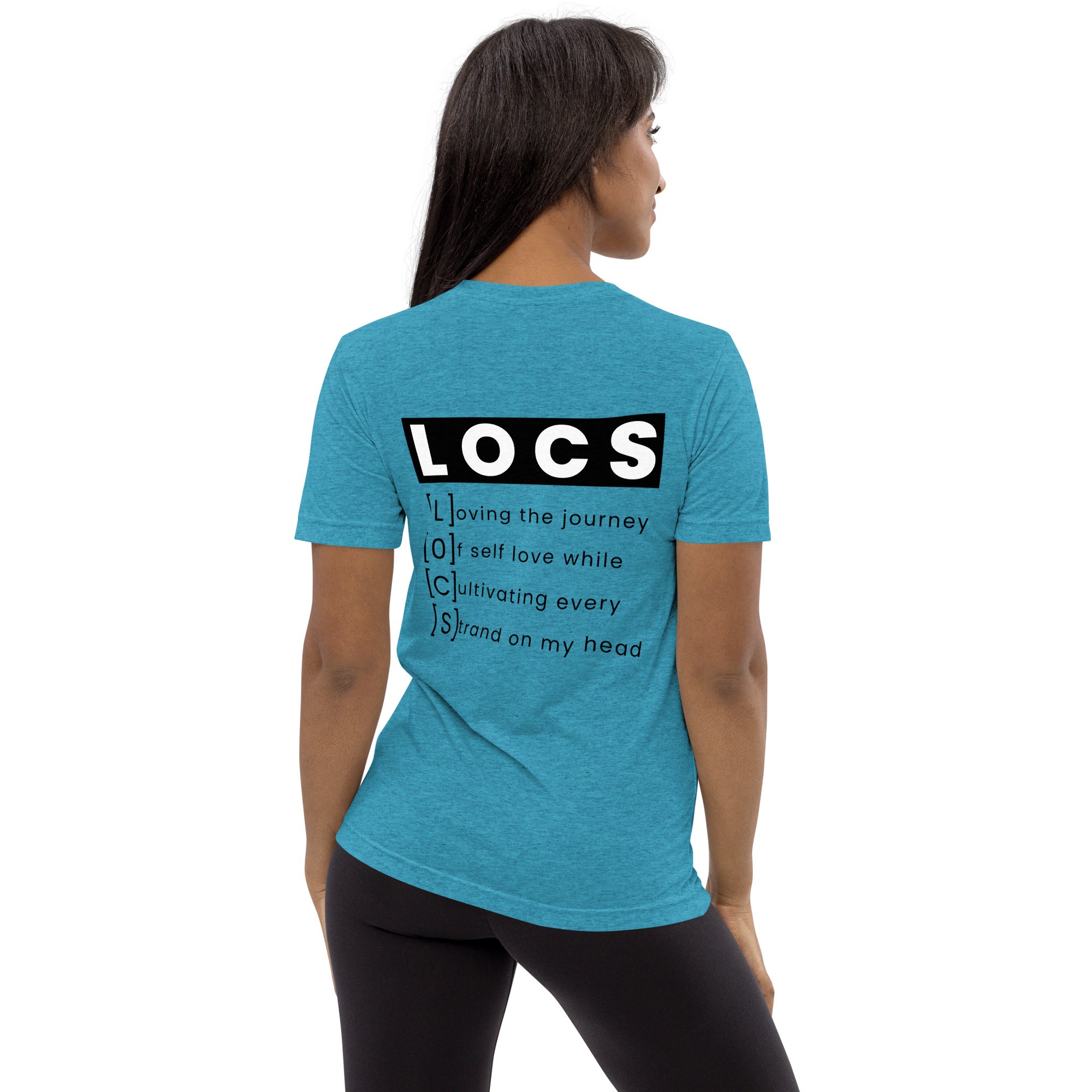 Black Women with Locs are Fine - Fitted Short sleeve t-shirt