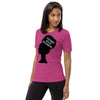 Black Women with Locs are Fine - Fitted Short sleeve t-shirt