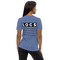 Black Women with Locs are Fine - Fitted Short sleeve t-shirt