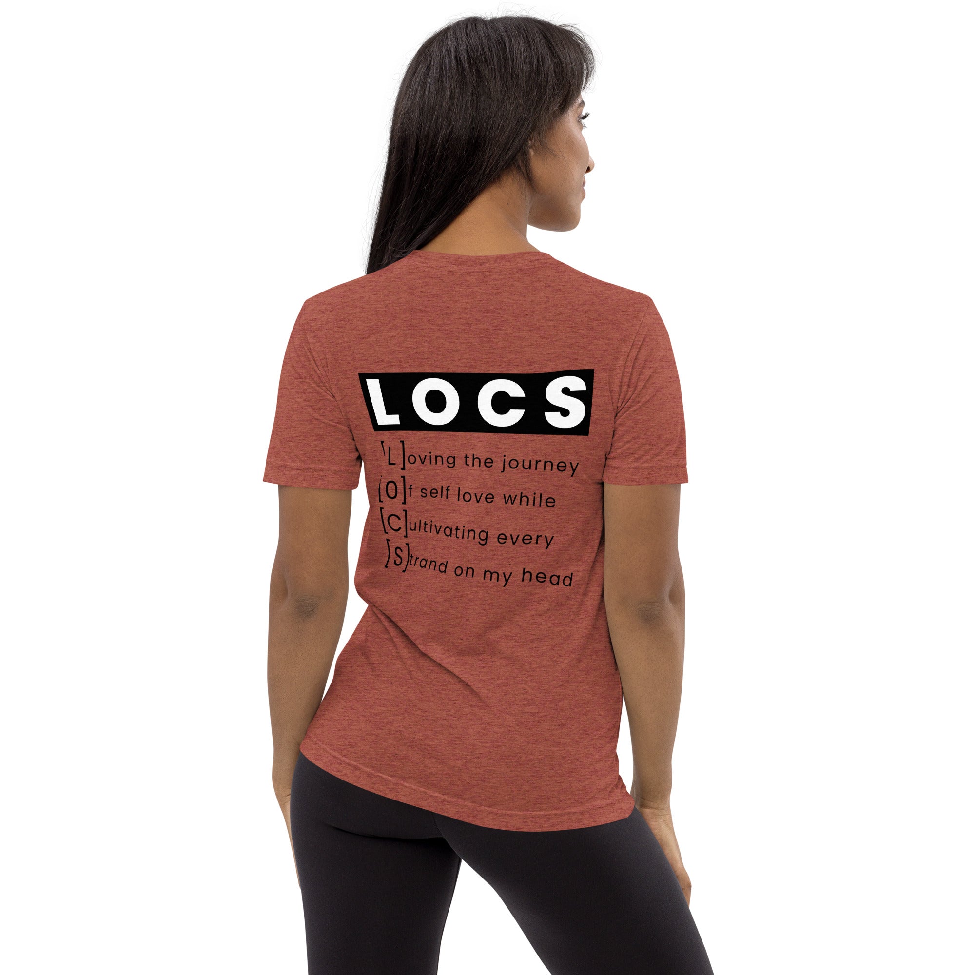 Black Women with Locs are Fine - Fitted Short sleeve t-shirt