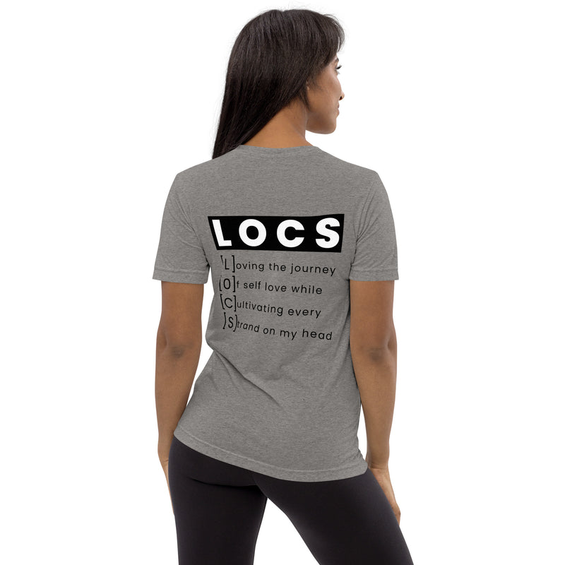 Black Women with Locs are Fine - Fitted Short sleeve t-shirt