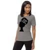Black Women with Locs are Fine - Fitted Short sleeve t-shirt