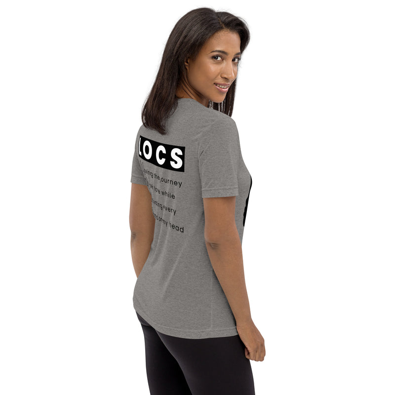 Black Women with Locs are Fine - Fitted Short sleeve t-shirt