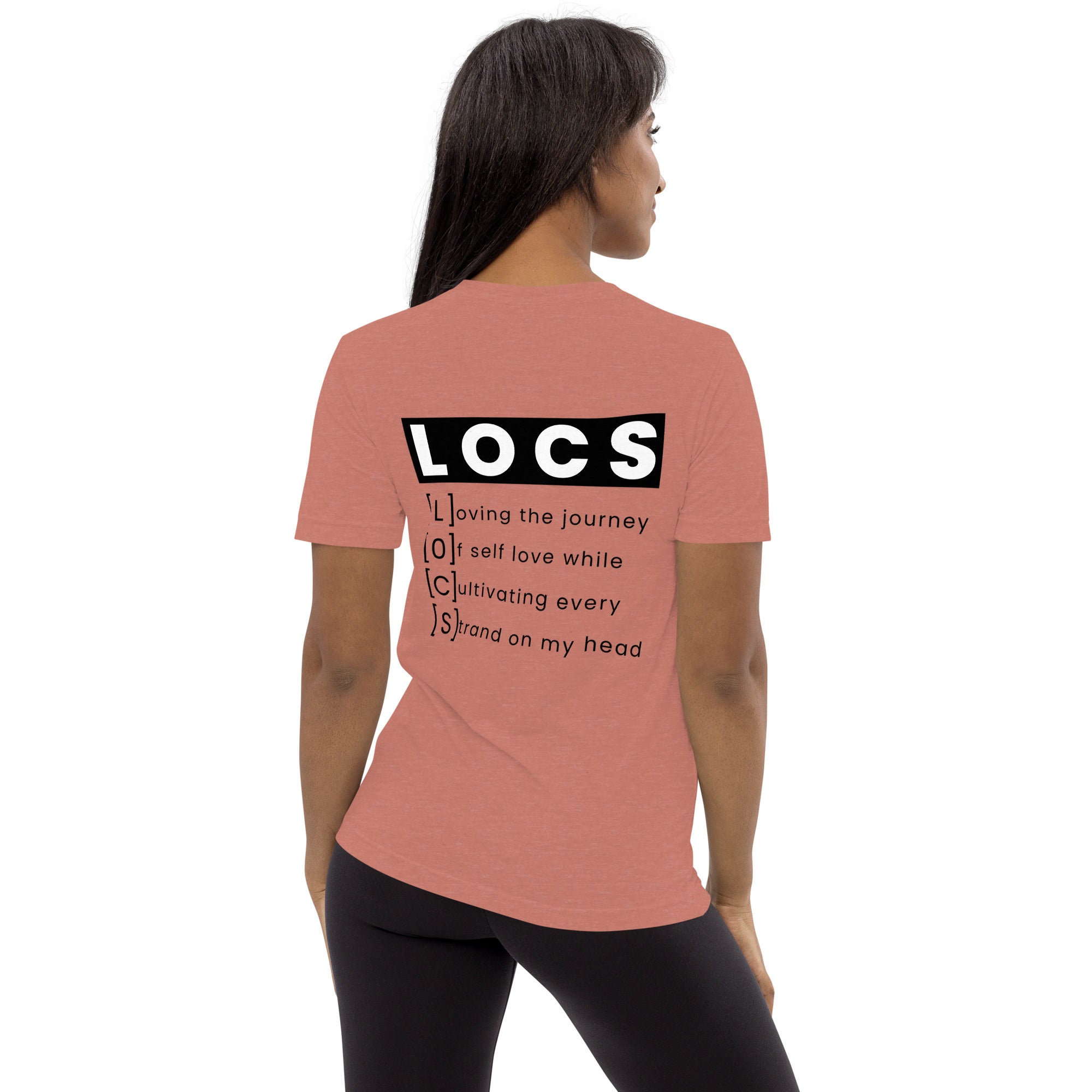 Black Women with Locs are Fine - Fitted Short sleeve t-shirt