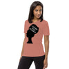 Black Women with Locs are Fine - Fitted Short sleeve t-shirt