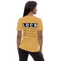 Black Women with Locs are Fine - Fitted Short sleeve t-shirt