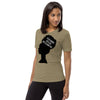 Black Women with Locs are Fine - Fitted Short sleeve t-shirt