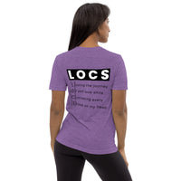 Black Women with Locs are Fine - Fitted Short sleeve t-shirt