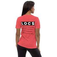 Black Women with Locs are Fine - Fitted Short sleeve t-shirt