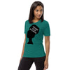 Black Women with Locs are Fine - Fitted Short sleeve t-shirt